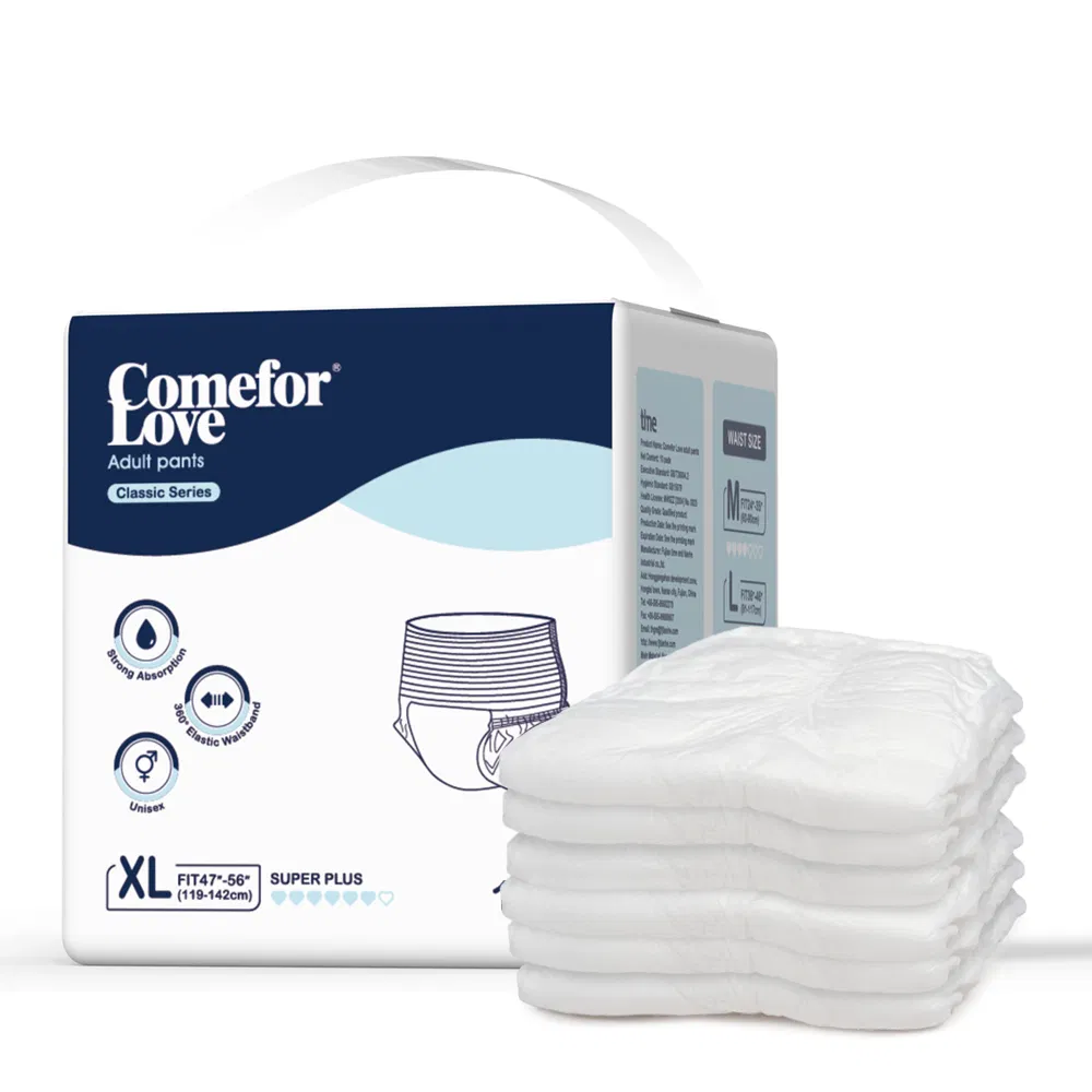 Free Sample Ultra Thick Cheap Adult Diaper Pants Disposable Adult Diaper