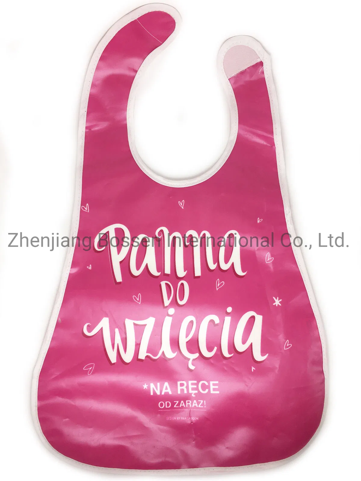 China Factory OEM Custom Full Color Printing Promotional Baby Infant Waterproof PEVA Toddler Feeding Bibs