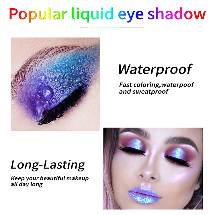 Changed-Colored Makeup Waterproof Customized Mineral Eye Shadow Palette
