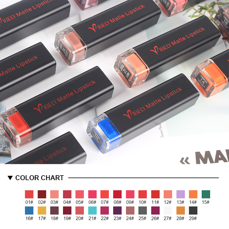 Makeup High Pigment Cruelty Free Waterproof Smooth Nude Matte Lipstick