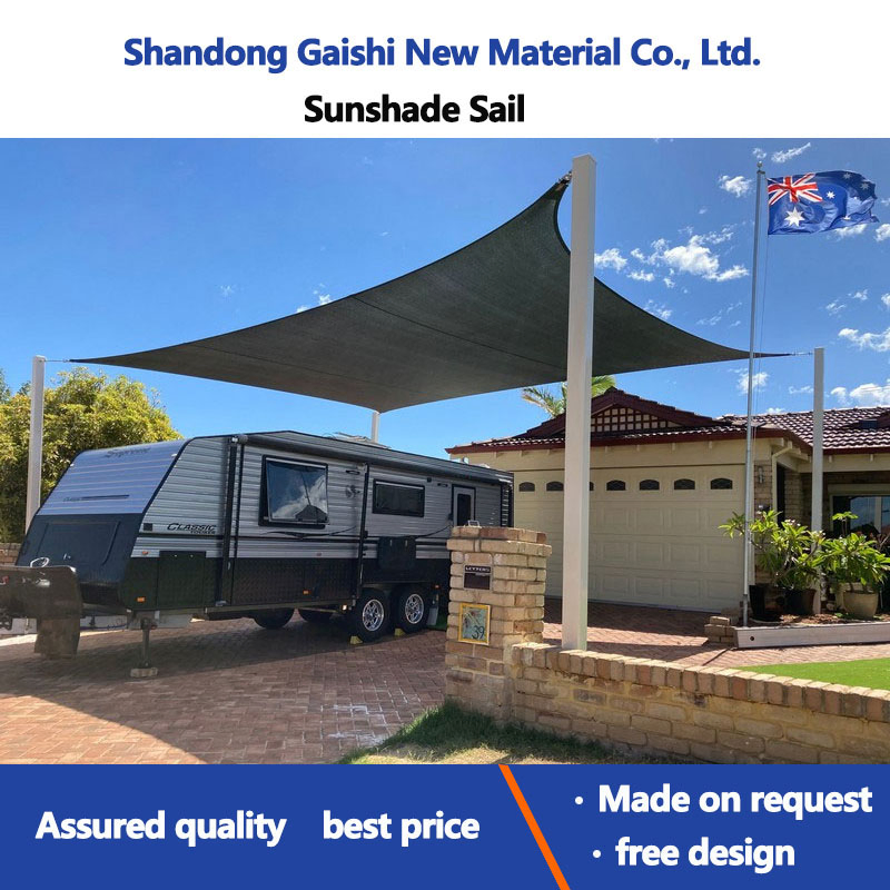 Customized HDPE Sunsahde Sail for Garden Courtyard Tent Canopy Awning