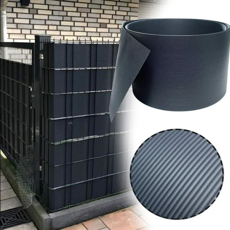 19cm Eco-Friendly Garden Fence for Rod Mats PVC Privacy Strips