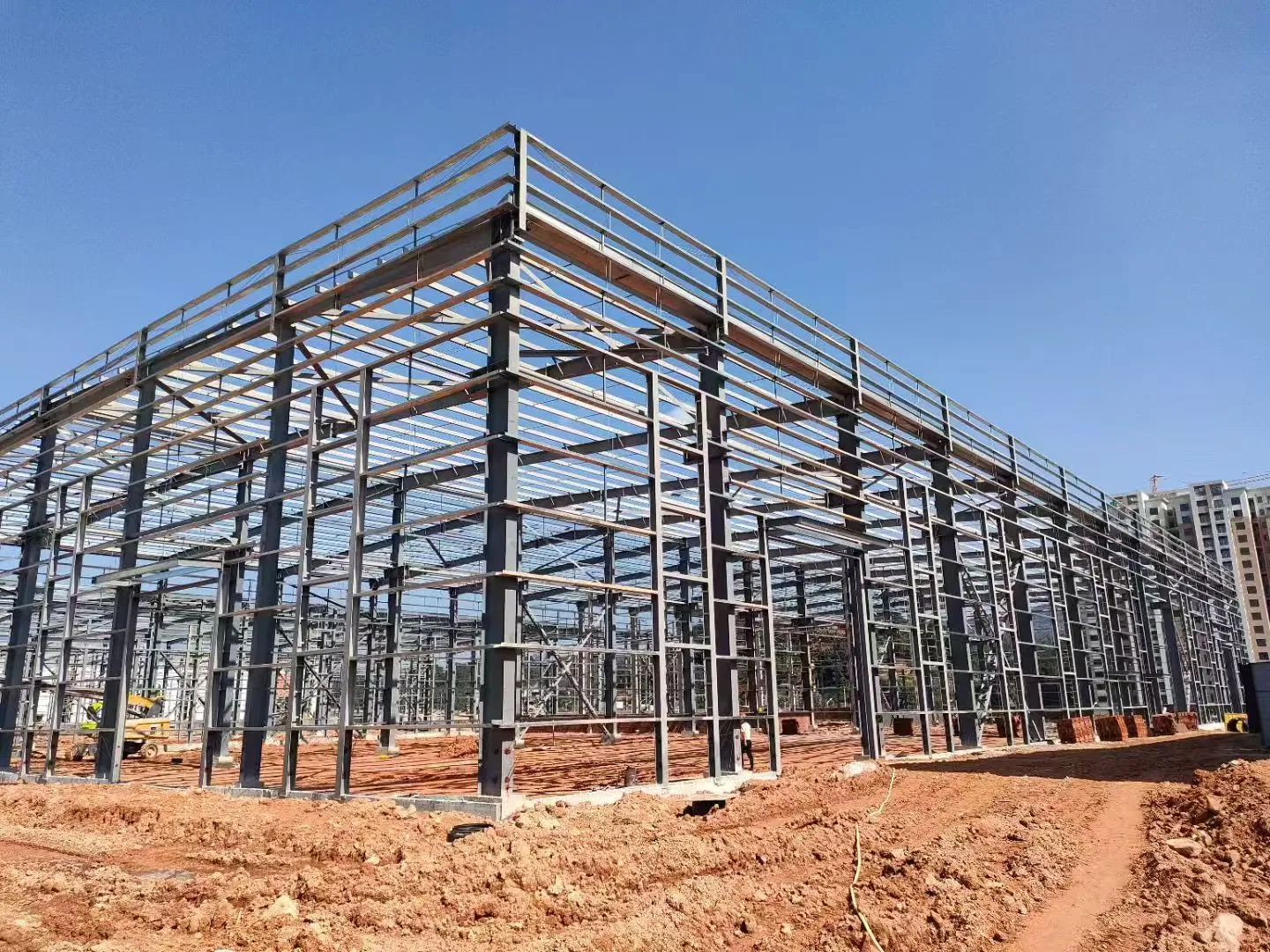 Bestsellers Large Span Easy Installation Prefab Steel Structure Factory Building for Industrial Workshop & Warehouse