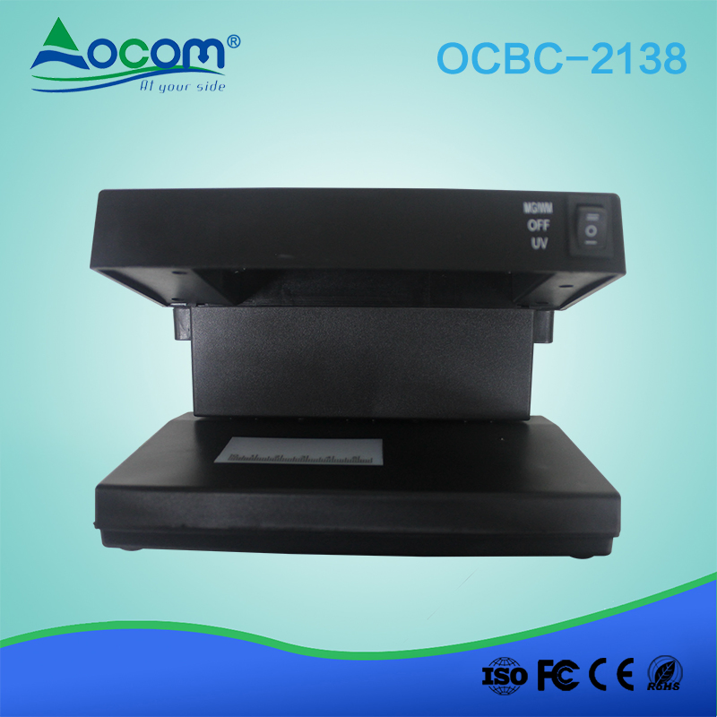 New Model Ocbc-2138 UV Lamp Tester Counterfeit Money Detector Machine