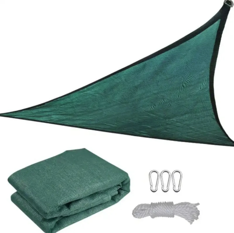 180g Cheap Price Heavy Duty Any Color Shade Sail Rectangle Shade Fabric Structures and Shade Sails for Solar Sunshade Sail
