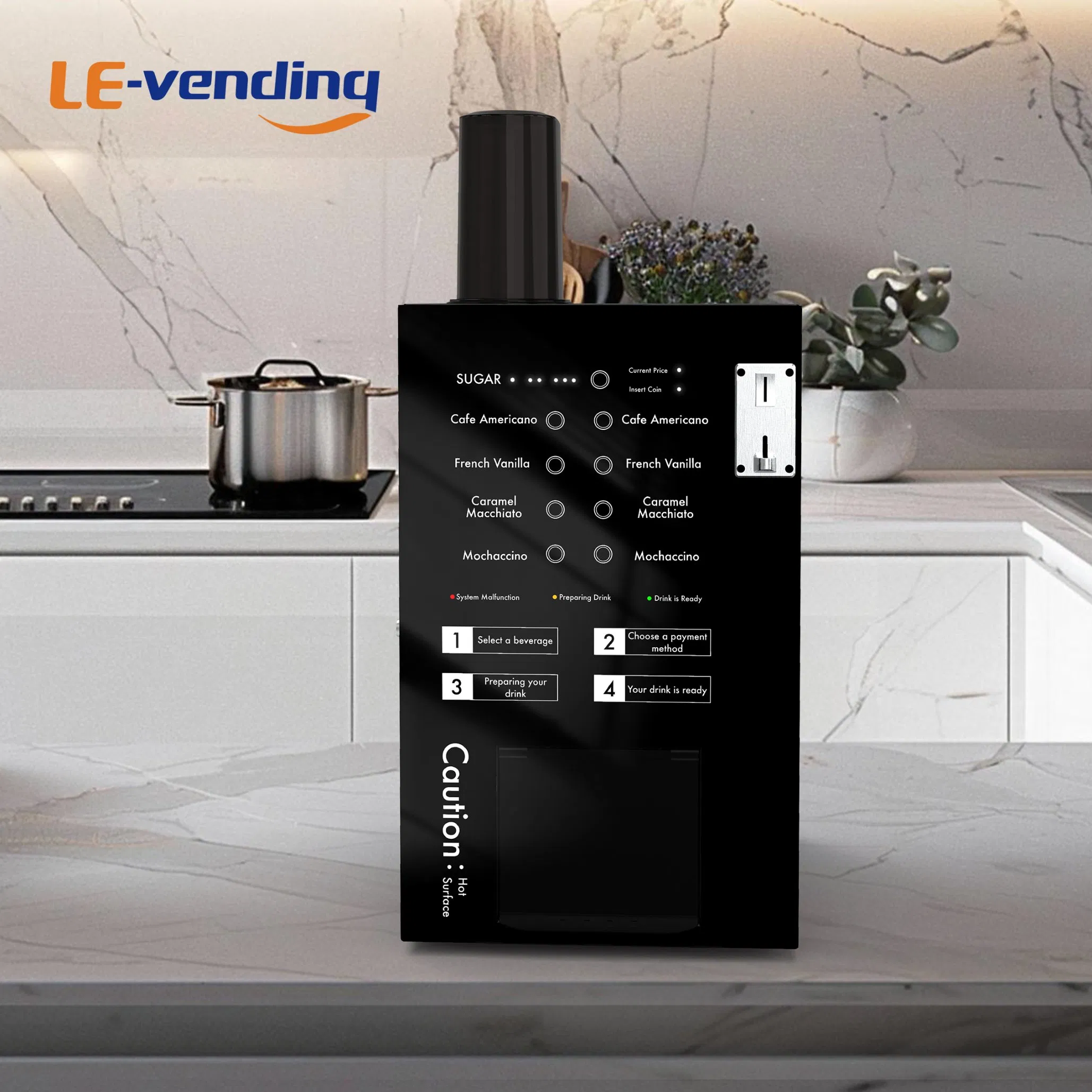 Hot Sale Fresh Ground Coffee Vending Machine