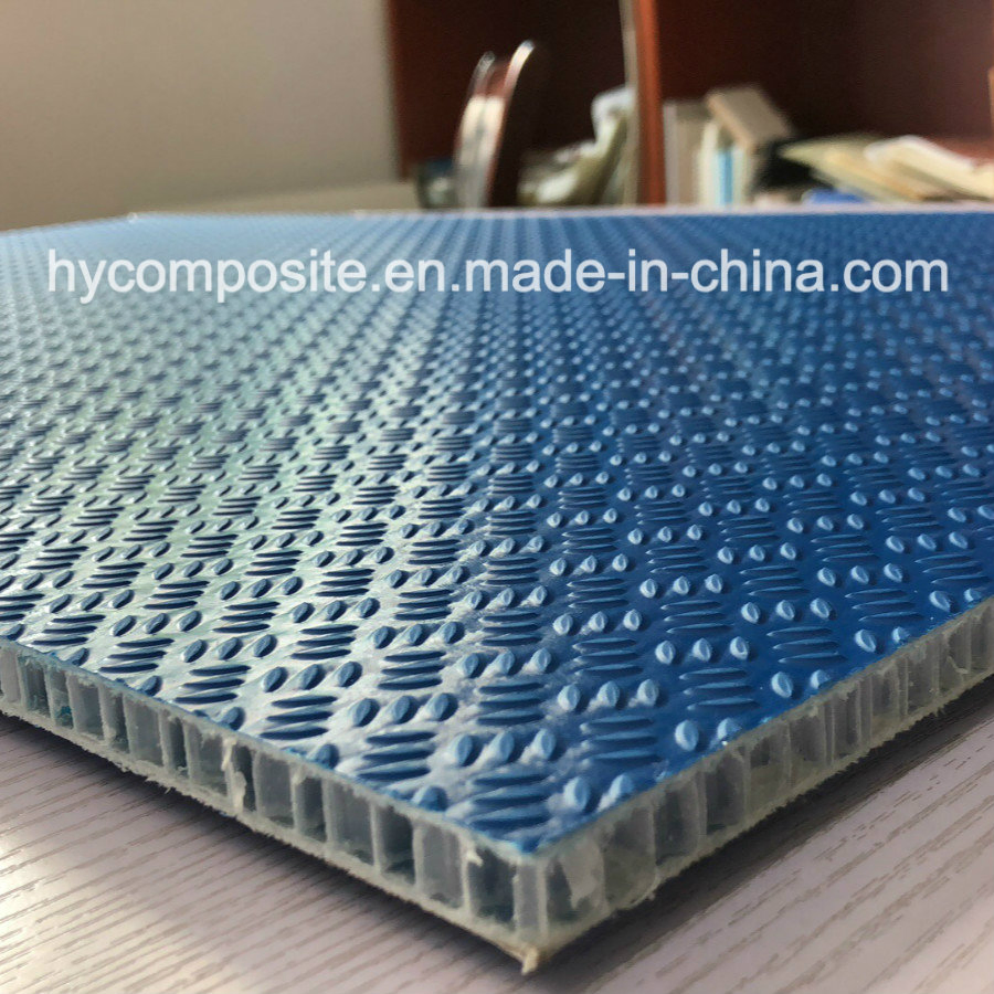 Nonslip Fiberglass PP Honeycomb Deck Panel for Walkplatform