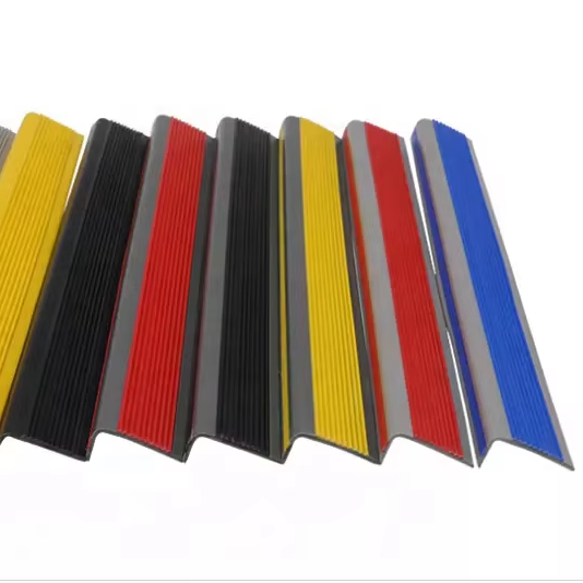 Rubber Strip Stair Nosing Corner Trim Non-Slip Step Tread L Shape Stair Edge Protector