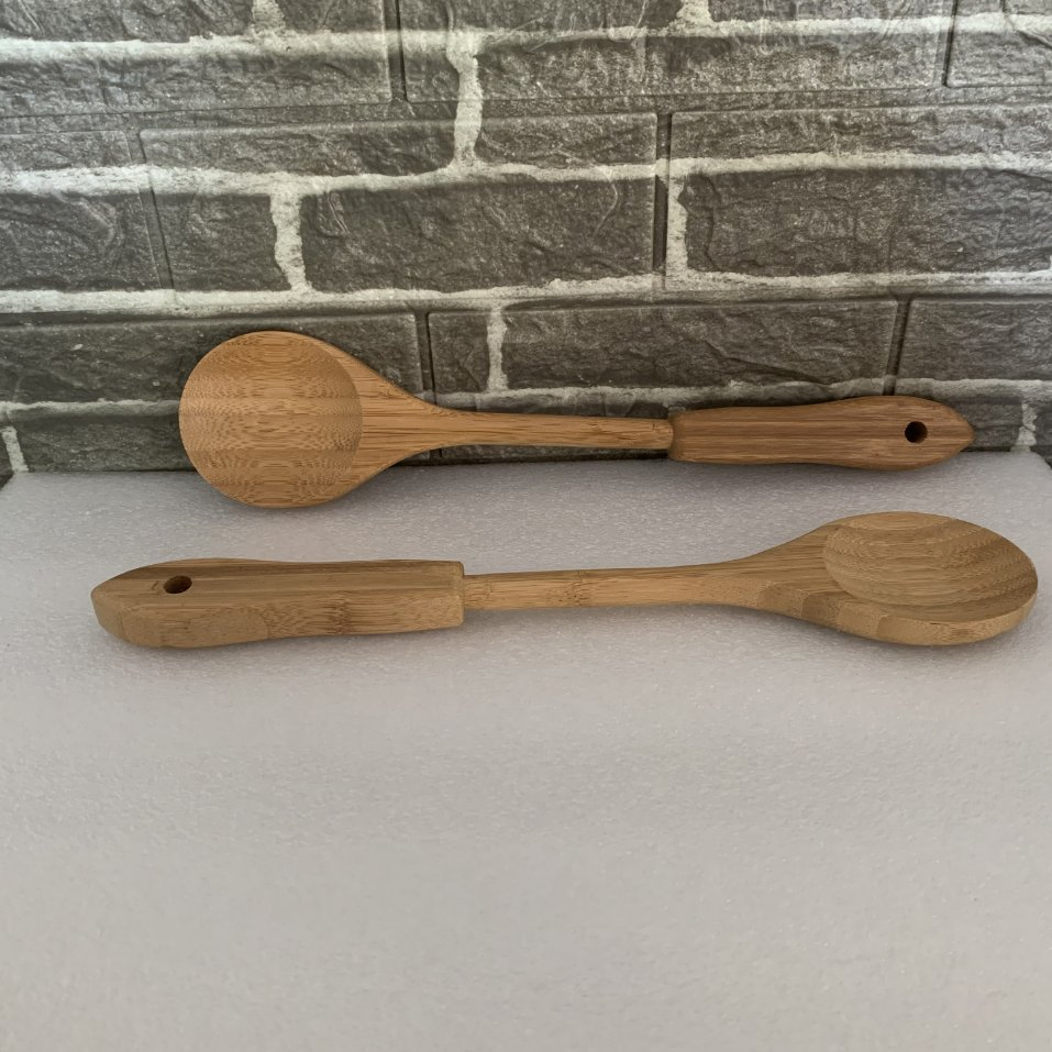 Bamboo Kitchen Cooking Salad Soup Mixed Spoon