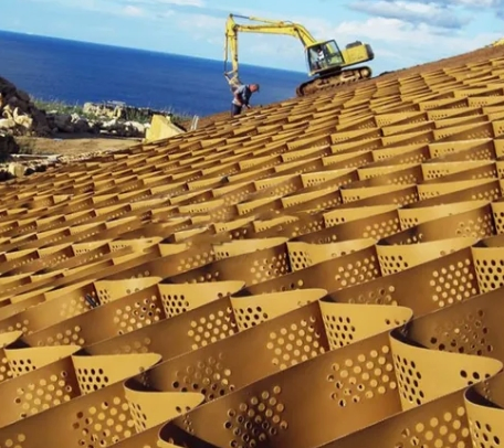 Earthwork Products Driveway Geocell Retaining Walls Geocell Gravel Grid