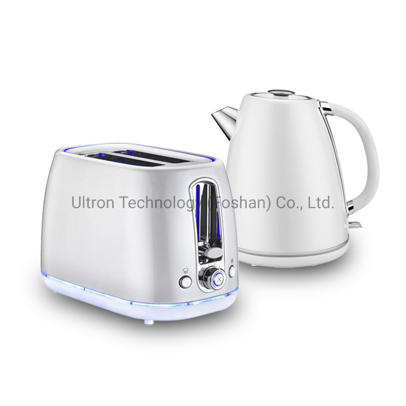 2 Slices Toaster and Electric Kettle Set with Fresh design