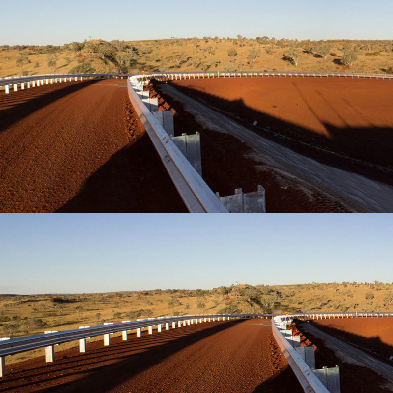 Aashto Galvanized Highway Guardrail - Premium Steel Crash Barriers for Saudi Roads