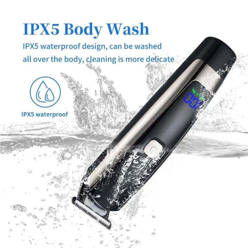 Electric Clippere Cordless Waterproof Hair Cutting Machine Professional Hair Trimmer for Men