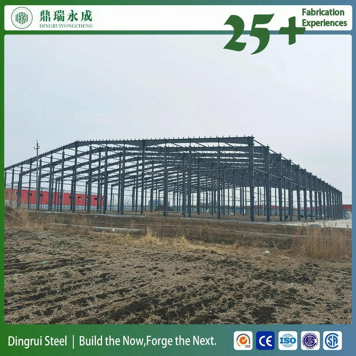 Low Cost Prefabricated House Steel Frame Galvanized Building Material Workshop Warehouse
