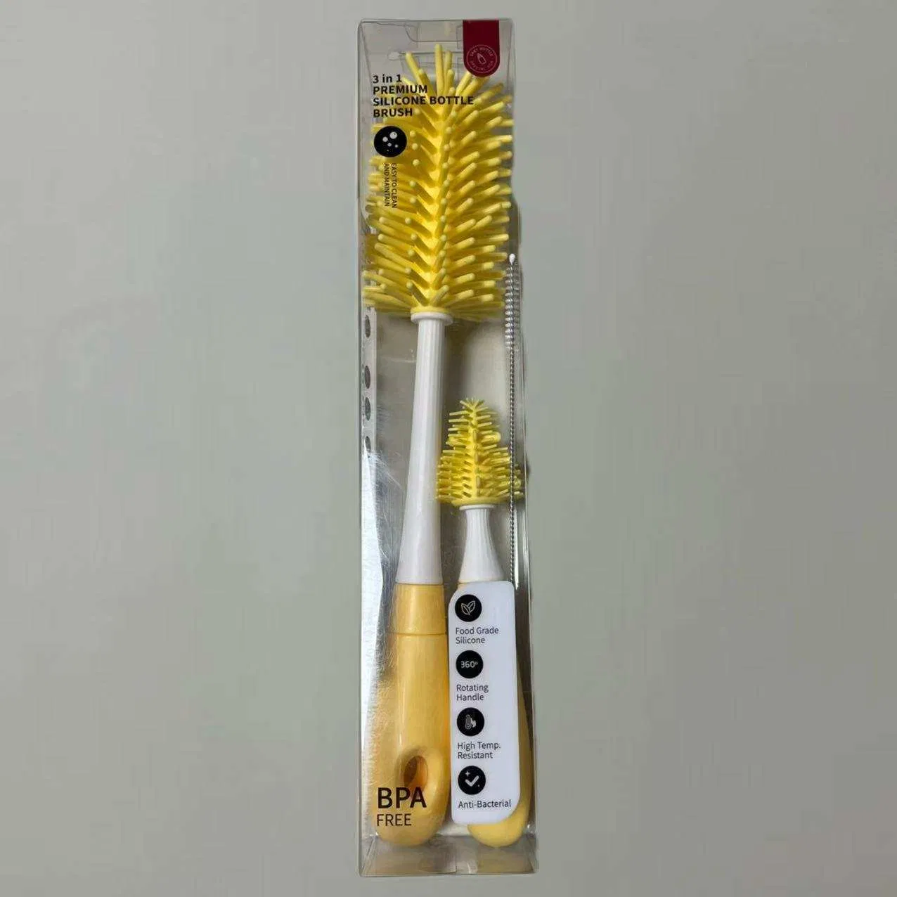 Silicone Bottle Brush Newborn Baby Specific Pacifier Brush