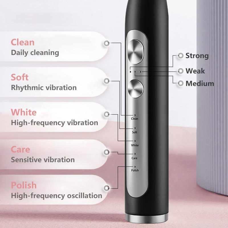 Customizable Wireless Induction Charging Intelligent Automatic Ultrasonic Electric Toothbrush