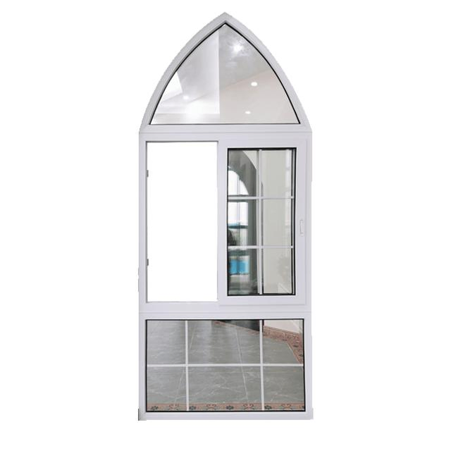 Design Color Frame Plastic Window PVC Wooden Sliding Windows