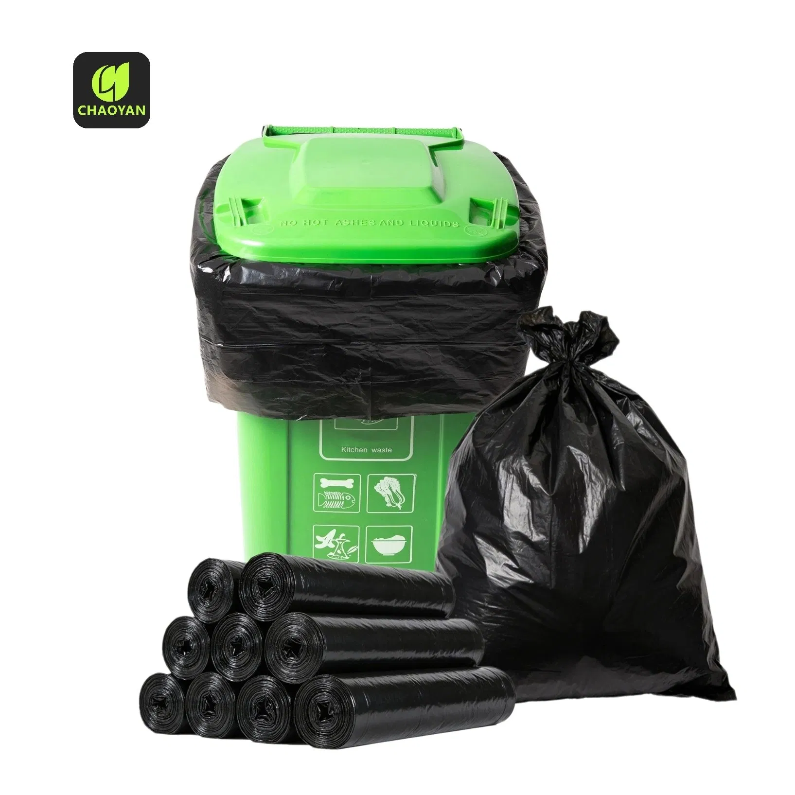 Мусорные пакеты 50 л с ароматом лаванды, с завязками