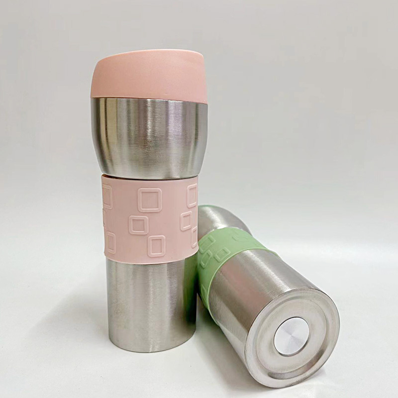 Double Wall Coffee Travel Mug Leak Proof Insulated Mug with Lid & Sleeve