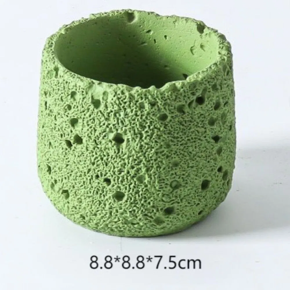 Candle Pot Cement Design Candle Mold Holder Wbb28021
