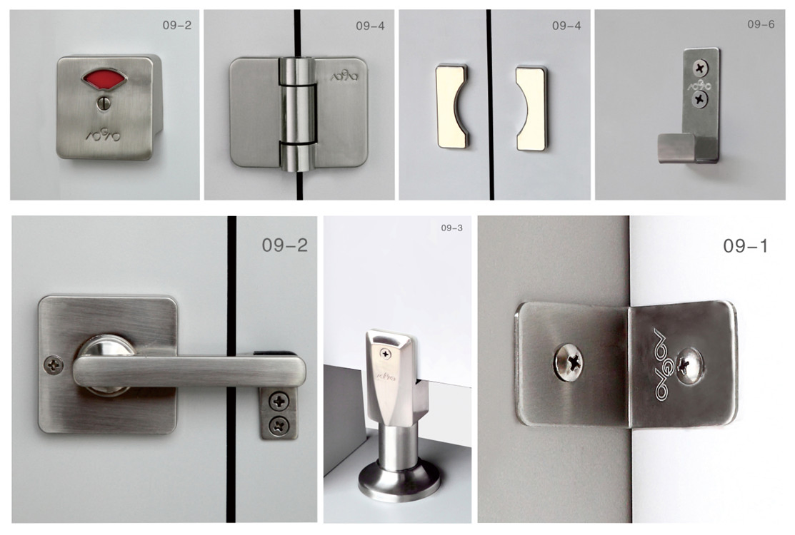 Bathroom Latch Toilet Partition Door Lock