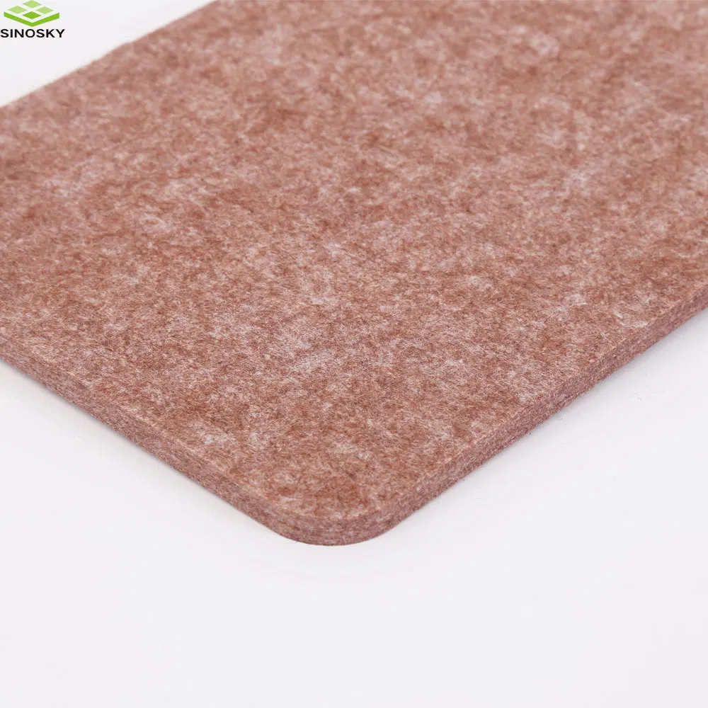 Wall Decoration 100% Pet Felt Ployester Fiber Panel