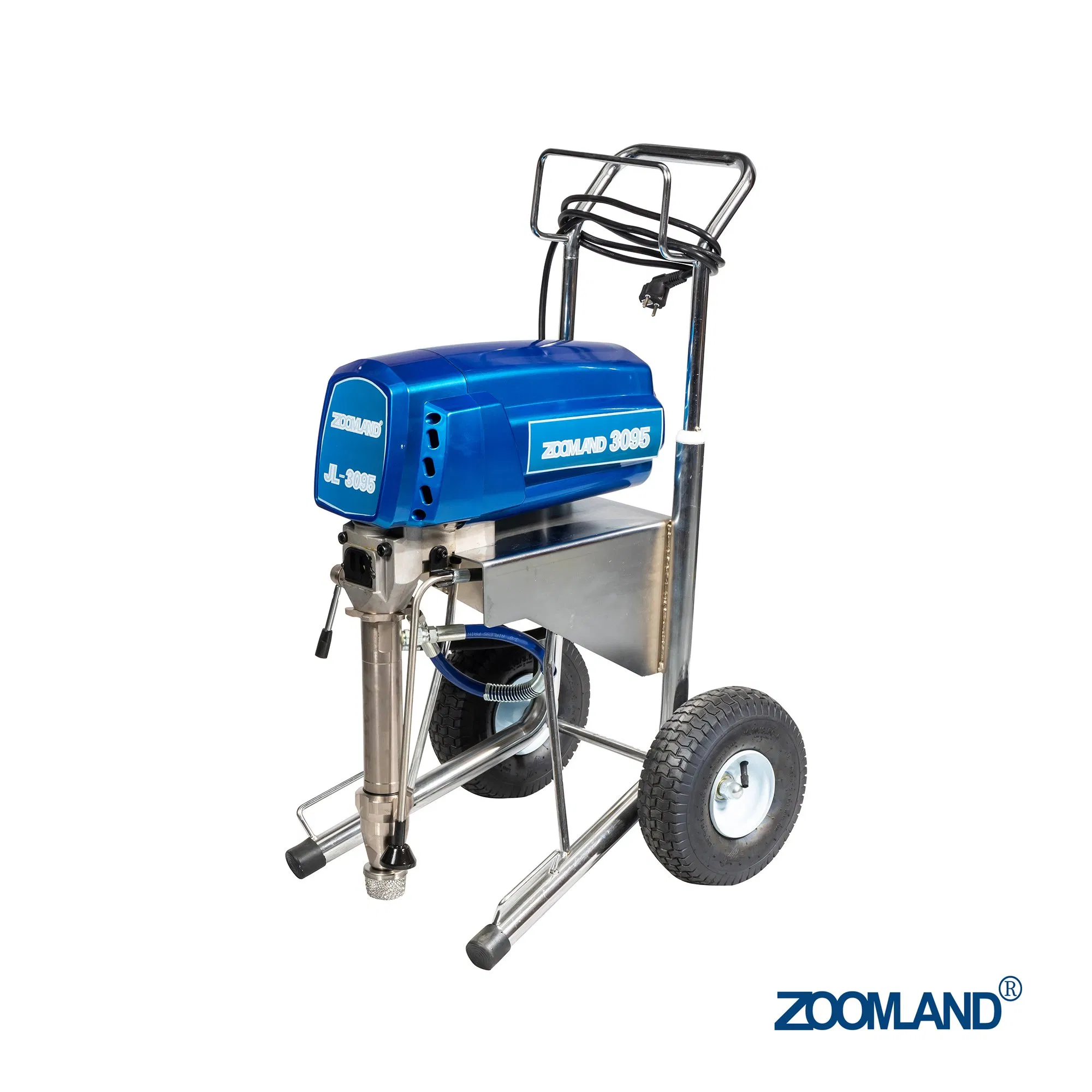 Piston Pump Paint Sprayer with 6.3 L/Min Displacement Spraying Gun Support