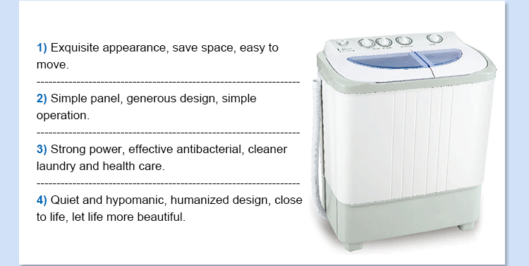 Vestar Washing Machine 5.6-7.0kg Hot Selling Twin Tub Top Loading Semi Automatic Energy Efficient Grade 1 Touchscreen Control
