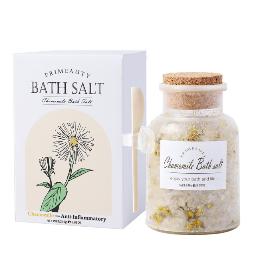 Online Wholesale in Stock Jordan Private Label Pure Natural Dead Sea Bath Salts with Dry Flowers Argan Oil