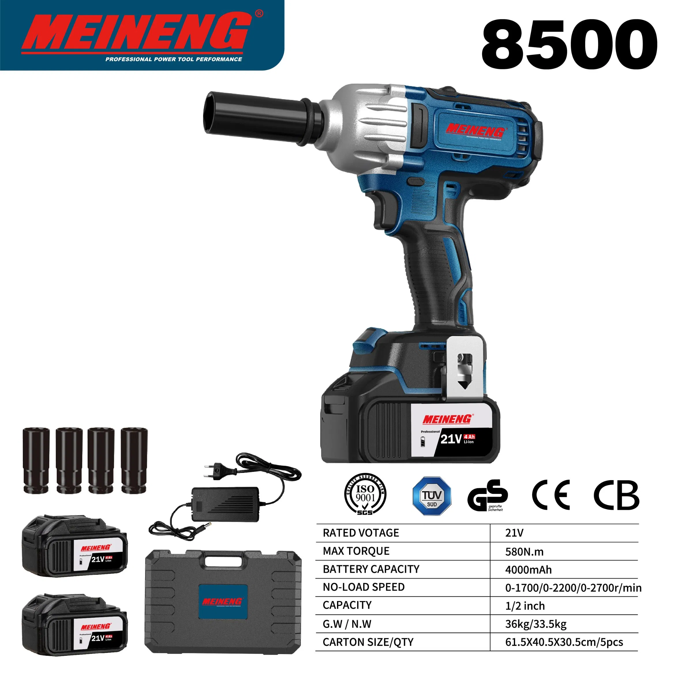 8500 Cordless Impact Wrench for Maximum Torque and Efficiency