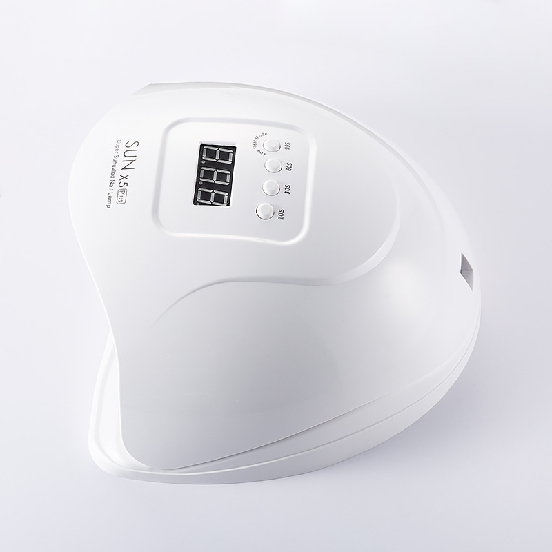 120W Professional UV LED Nail Dryer with Auto-Sensor. Portable Lamp with Handle, Fast Curing for Home/Salon DIY.