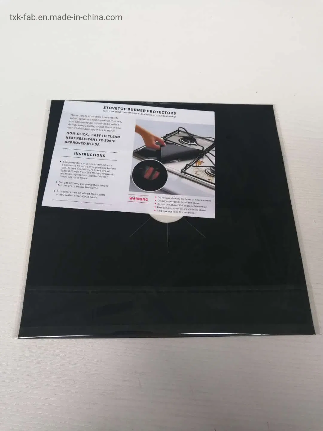 Easy to Clean Gas Range Protector for Gas Stove Burner Cover