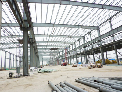 China High Rise Colour Cladding Anti-Seismic Industrial Prefab Steel Light Workshop