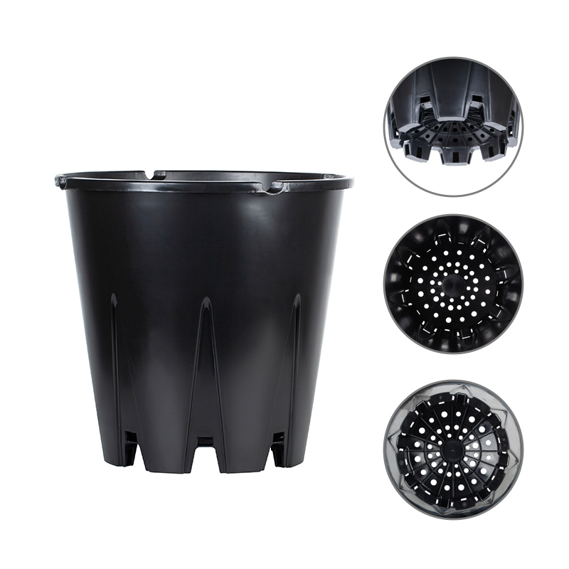 Пластиковый горшок для рассады черники, садовый