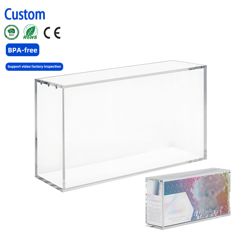 Premium Custom Acrylic Display Case with Strong Magnet Closure