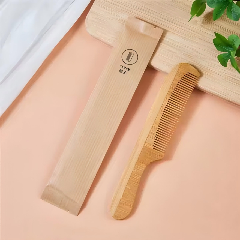 Custom Hotel Amenities Travel Disposable Comb for Hotel Use