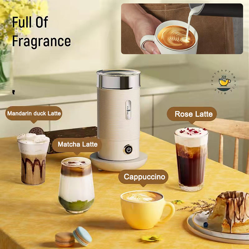 Household Automatic Electric Coffee Frother Milk Heater for Making Foamer Machine