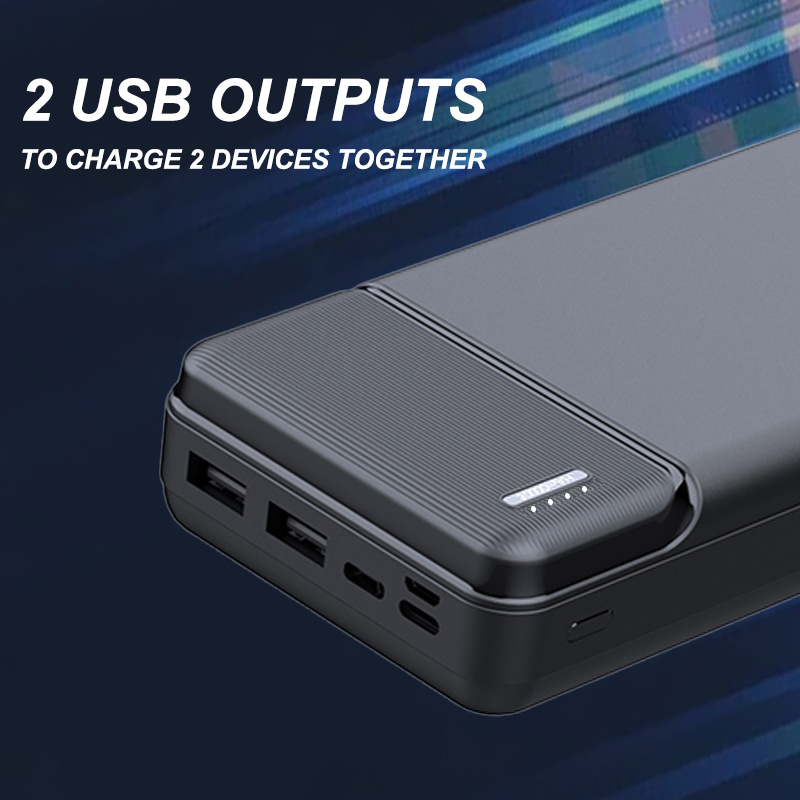 OEM 2024 30000mAh Power Bank Portable Phone Charger External Battery Pack Powerbank with Output