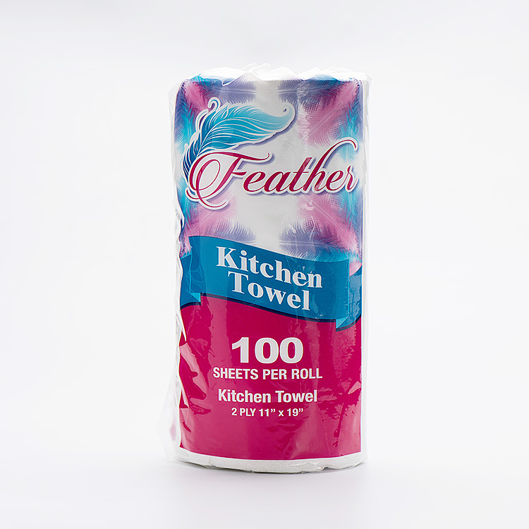 White Virgin Pulp Kitchen Paper Towel