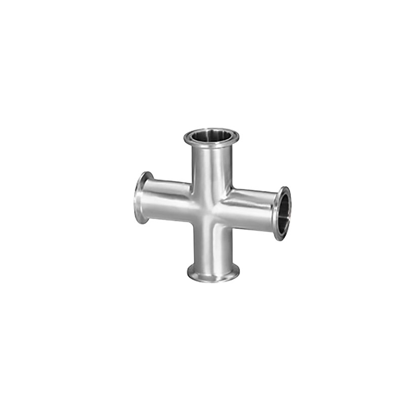 Factory Hot Sale Thread Stainless Steel Sanitary Pipe Fittings Manufacturer Qucik-Install Cross