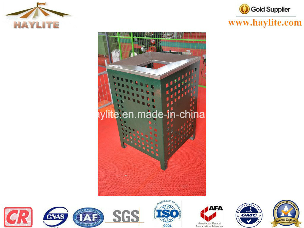 Уличная урна из стали с порошковым покрытием, 120 л