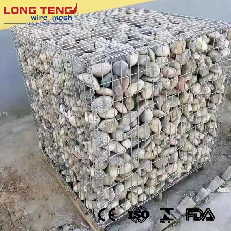 Factory Price Retaining Wall Stone Filled Hot Dipped Galvanized Welded Gabion Basket