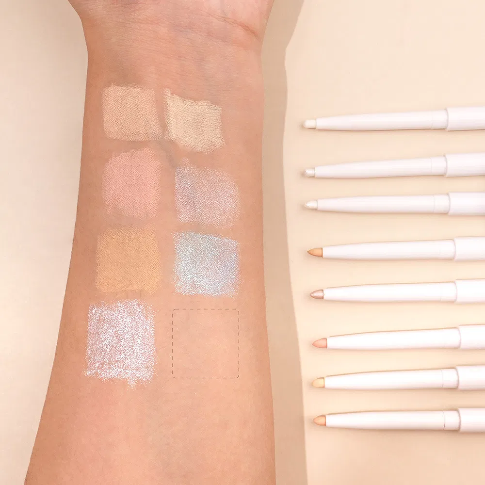 Waterproof High Pigmented Eye Makeup Retractable Eyeshadow Eyeliner Highlighter Gel Pen Cosmetics