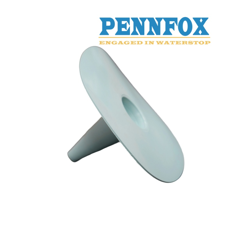 a Welded PVC Trumpet Flange Ensures a Permanent Seal for Roof Waterproofing Systems