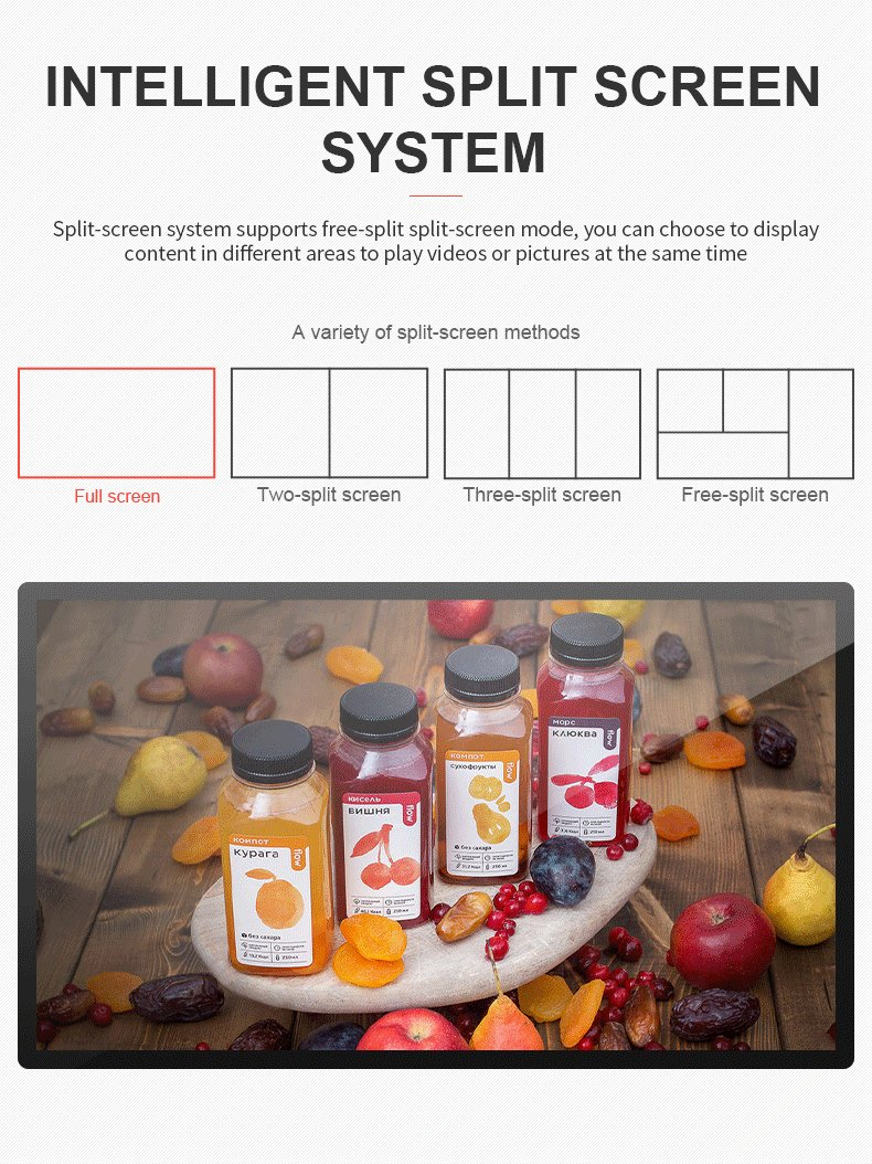 Интерактивный киоск 55 дюймов с сенсорным экраном 4K