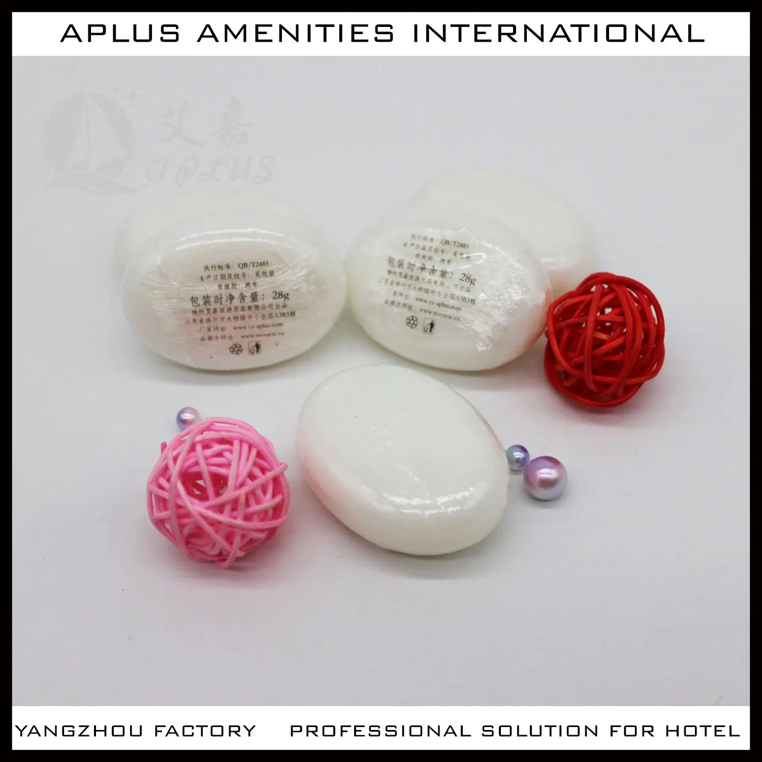 Wholesale Mini White Hotel Soap in Sachet Packaging 03