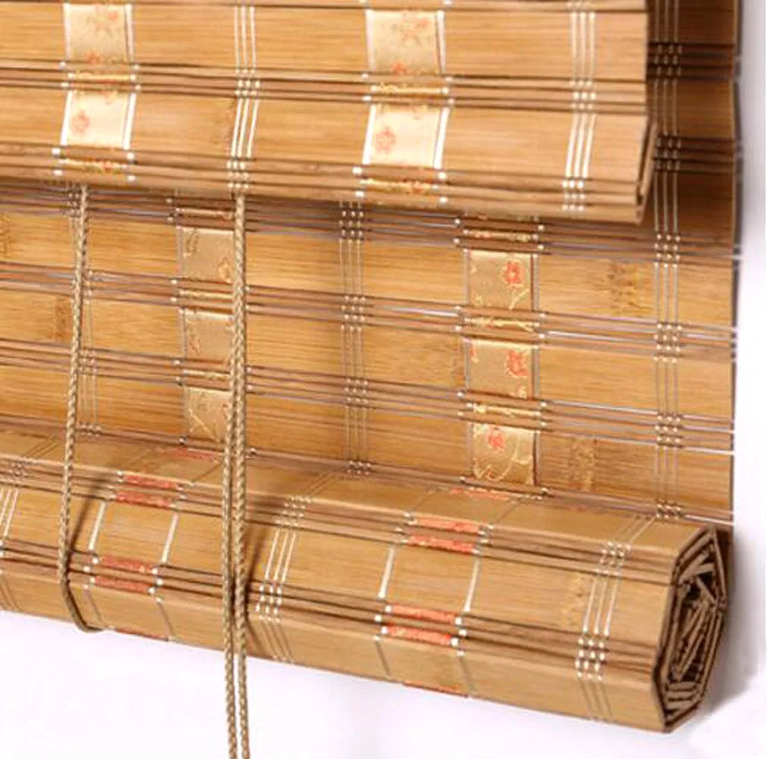 Eco Bamboo Window Curtain and Roller up Blind