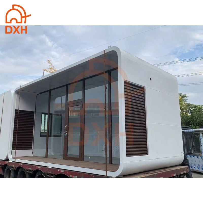 Apple Cabin Customized Container Structure Frame Coffee Shop Bar Hotel Prefab Prefabricated Modular Portable Steel Building House