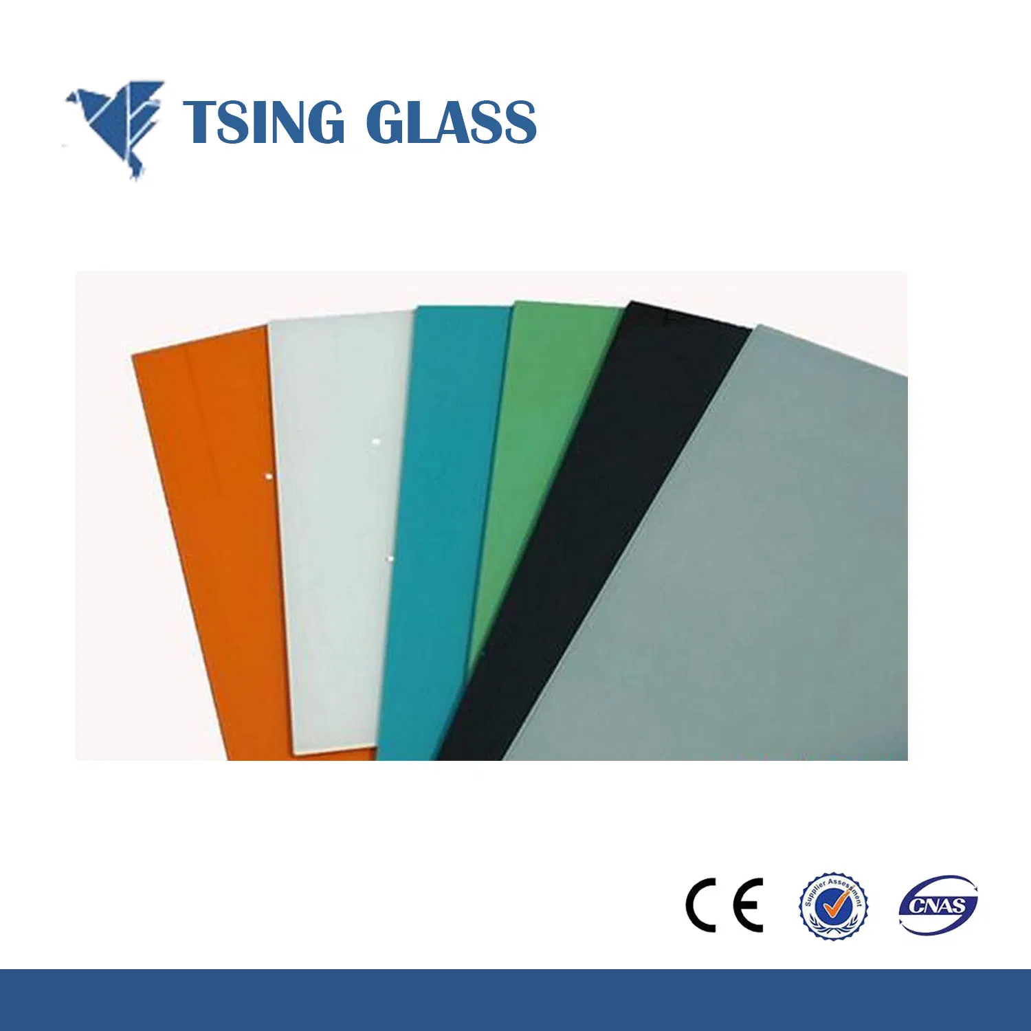 3-8mm Lacquered Glass/Back Colored Glass / Painted Glass for Building/Decoration/Door/Splashback Panel