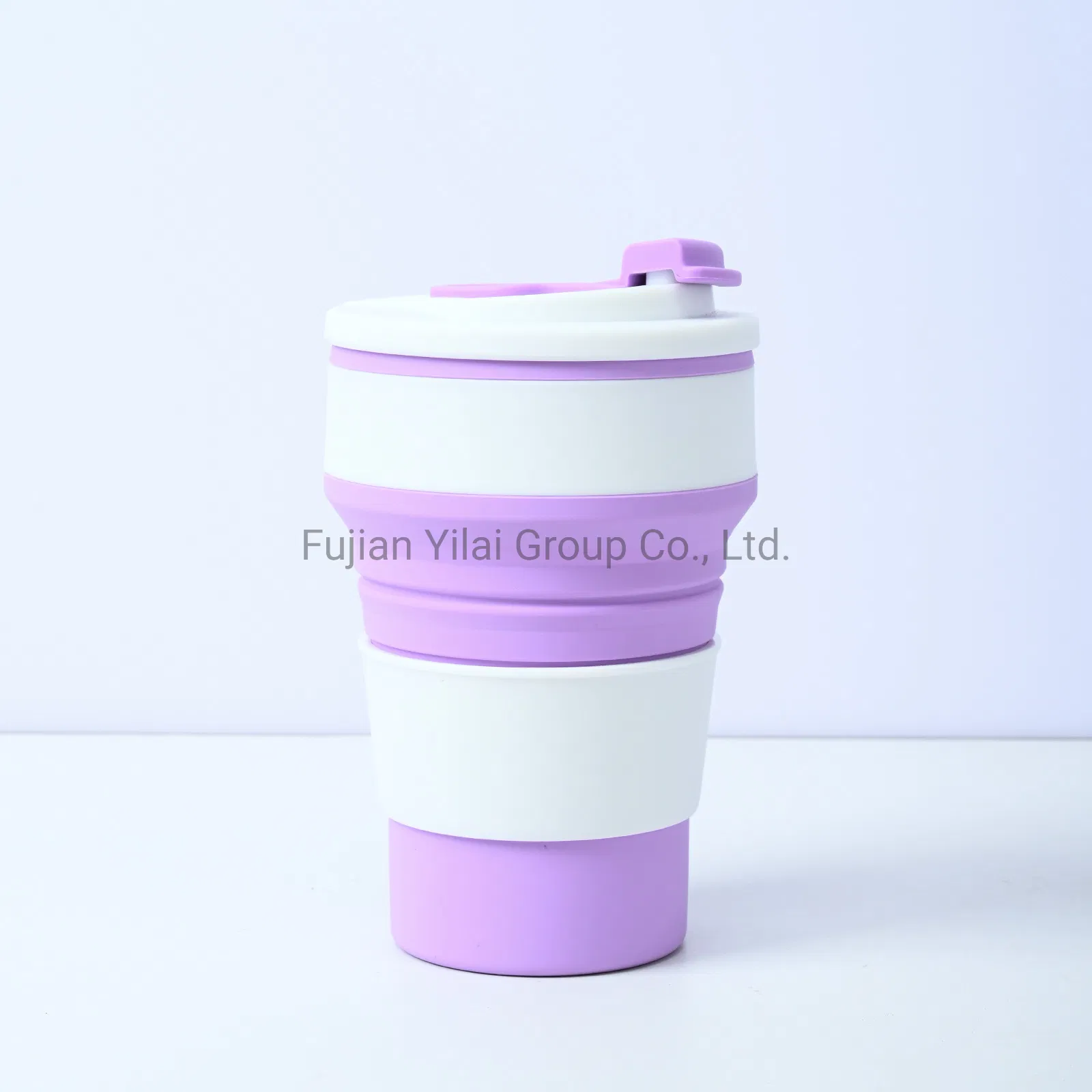 Складная силиконовая дорожная кружка 14oz
